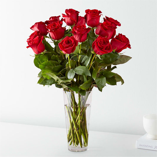 Long Stem Red Rose Bouquet – Exquisite Flowers, Freeport FL