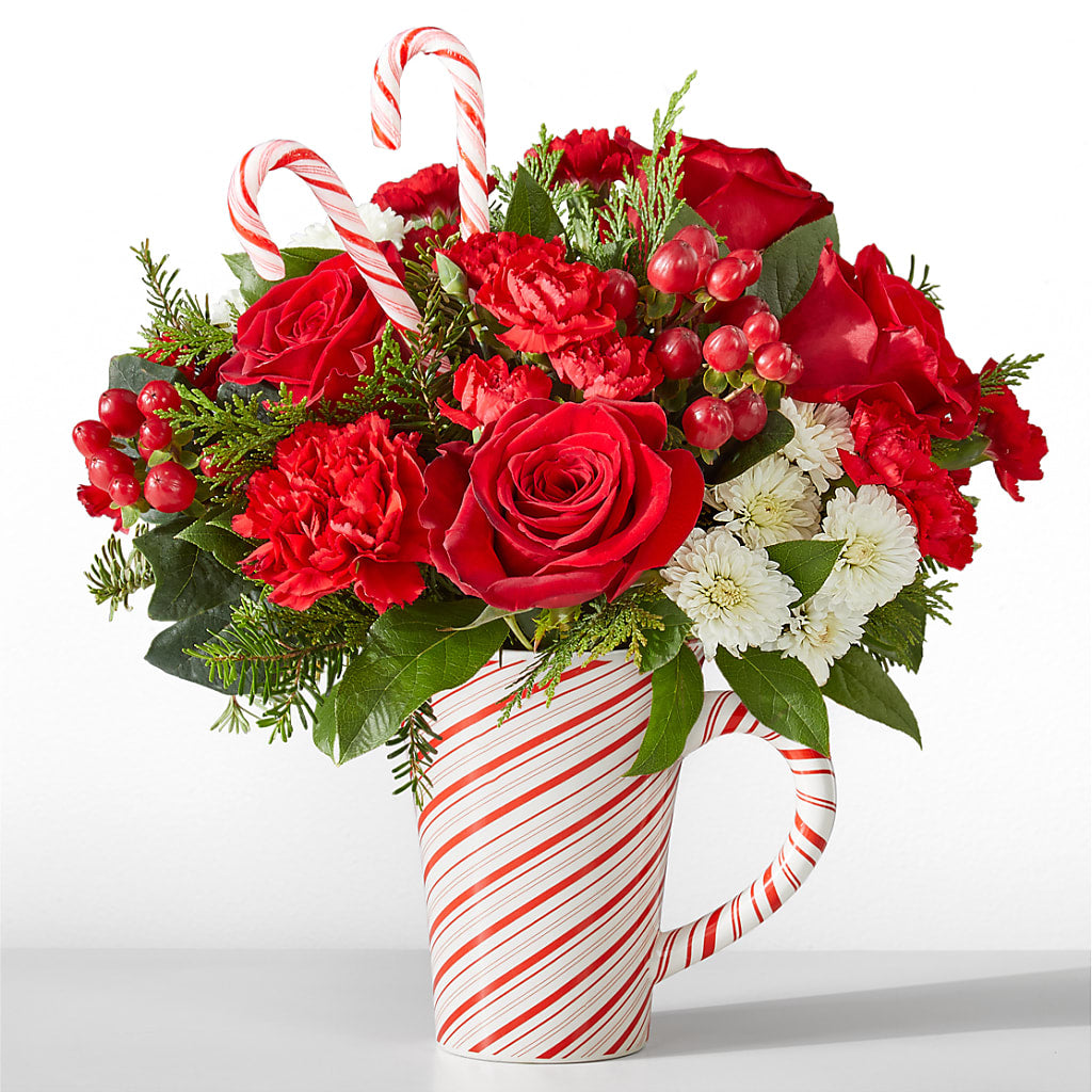 Peppermint Swirl Mug – Exquisite Flowers, Freeport FL