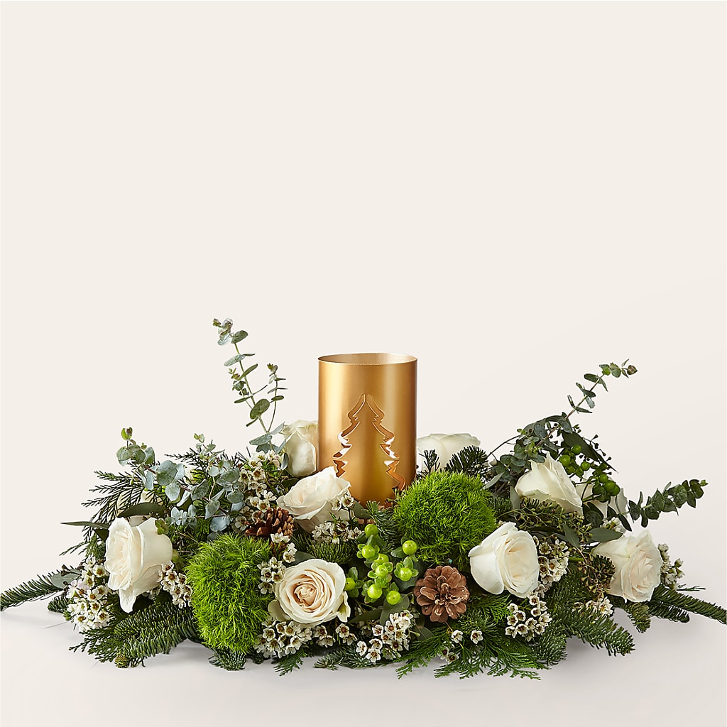 Chestnuts Roasting Centerpiece – Exquisite Flowers, Freeport FL