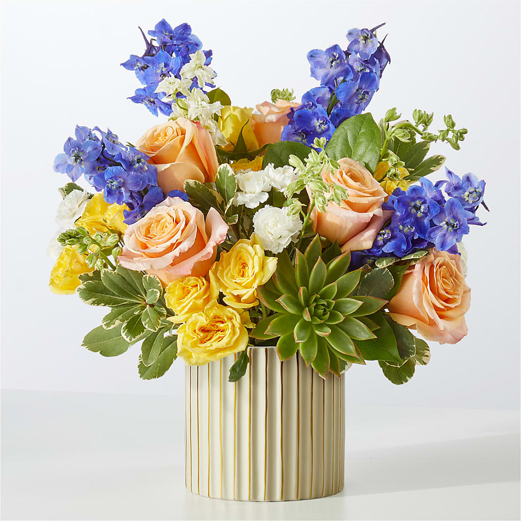 Cobalt Reverie Bouquet – Exquisite Flowers, Freeport FL