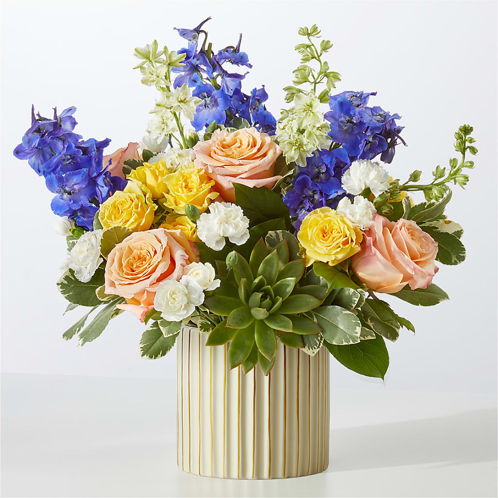 Cobalt Reverie Bouquet – Exquisite Flowers, Freeport FL