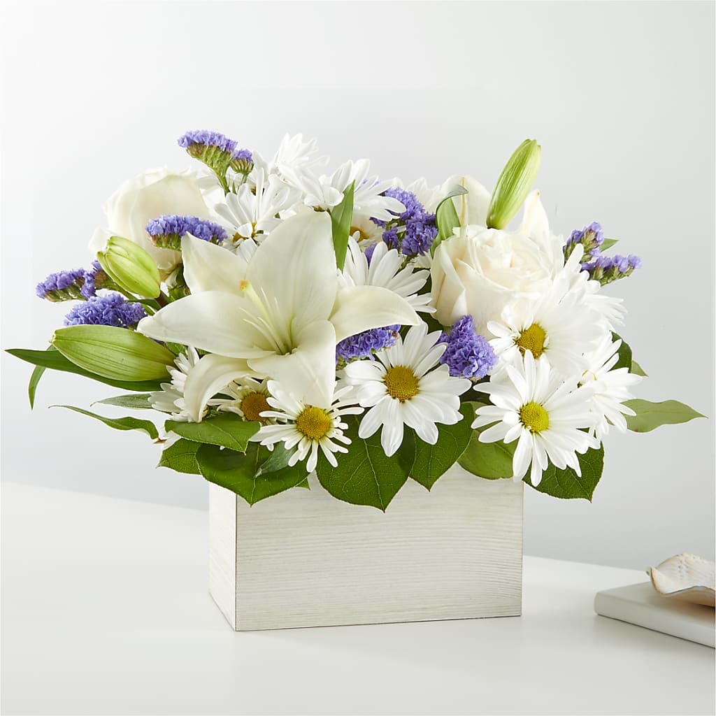 Beyond Blue Box Bouquet – Exquisite Flowers, Freeport FL