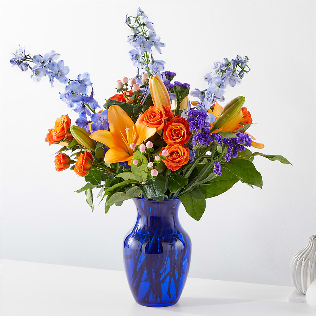 Radiant Citrus Bouquet – Exquisite Flowers, Freeport FL