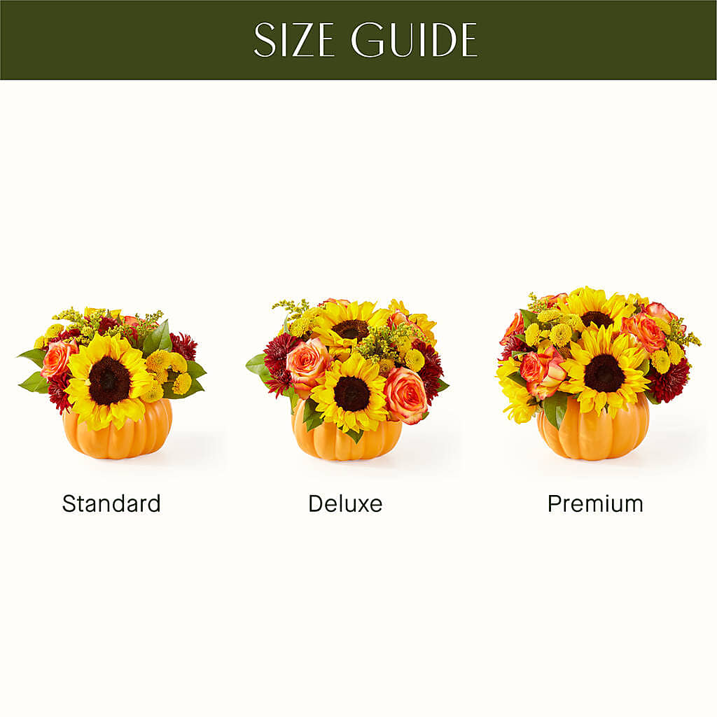 Golden Gourd Pumpkin Bouquet – Exquisite Flowers, Freeport FL
