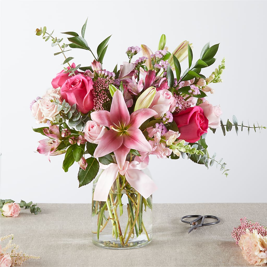 Pink Ribbon - A Florist Original – Exquisite Flowers, Freeport FL