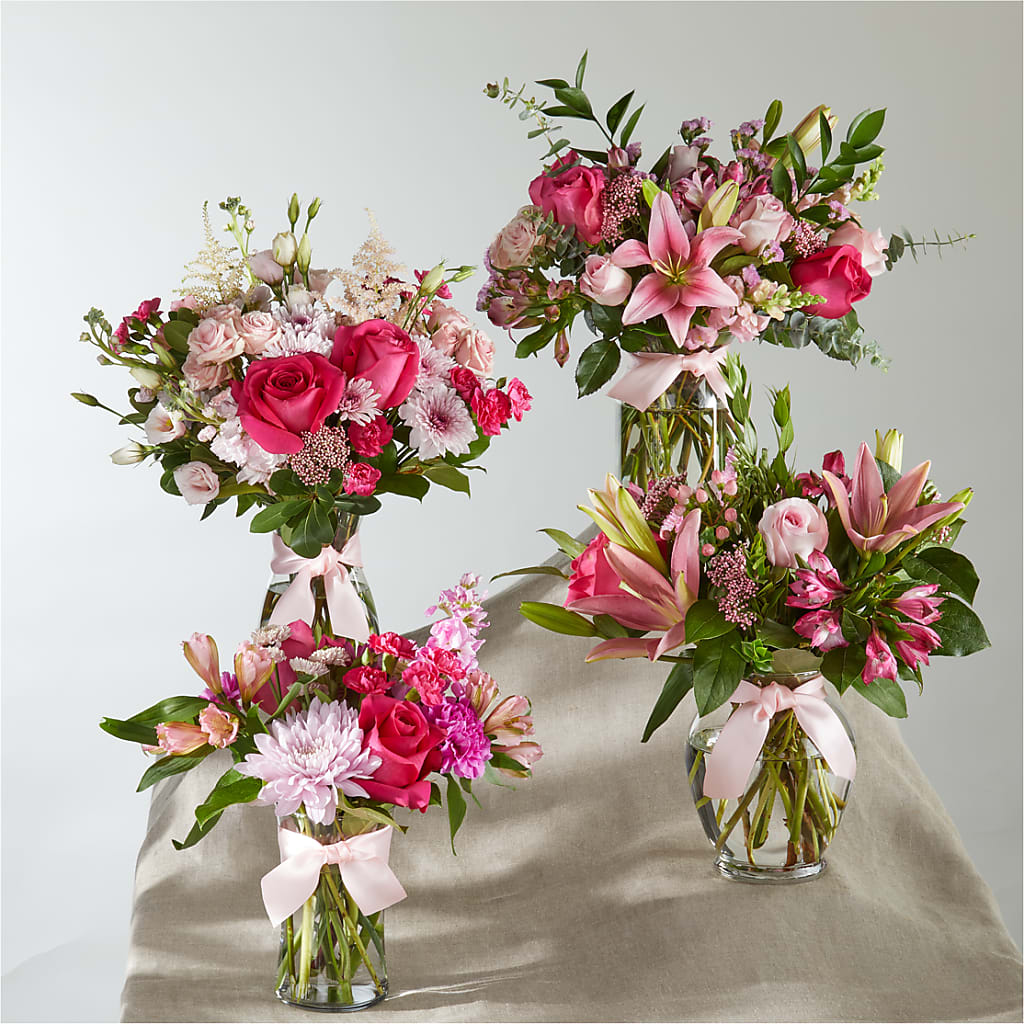 Pink Ribbon - A Florist Original – Exquisite Flowers, Freeport FL