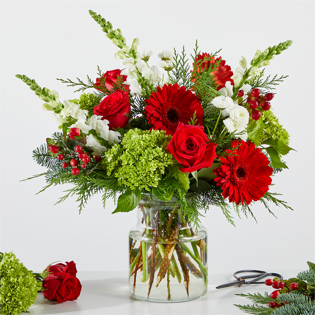 Merry Moment Bouquet – A Florist Original – Exquisite Flowers, Freeport FL