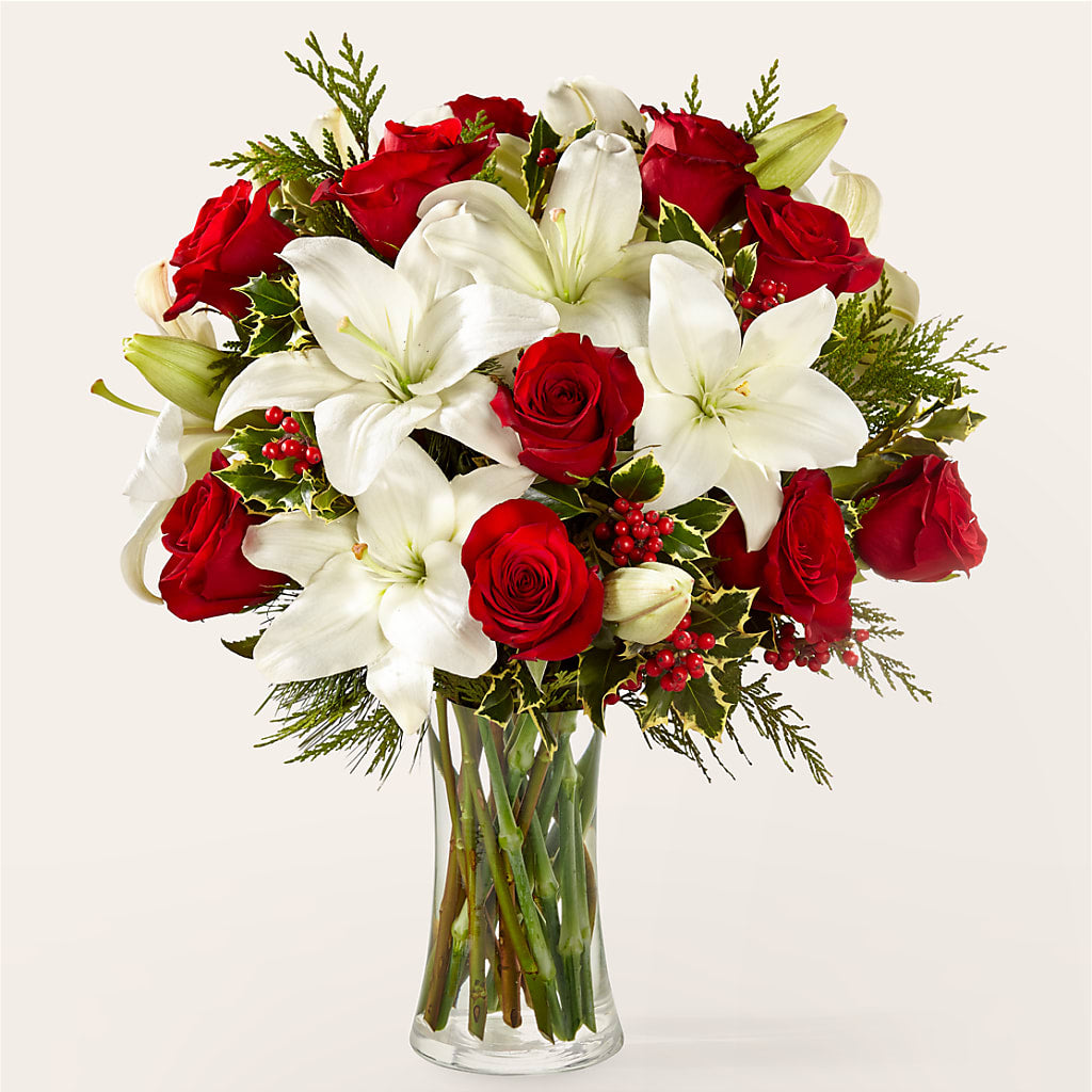 Sparkling Snowflakes Bouquet – Exquisite Flowers, Freeport FL