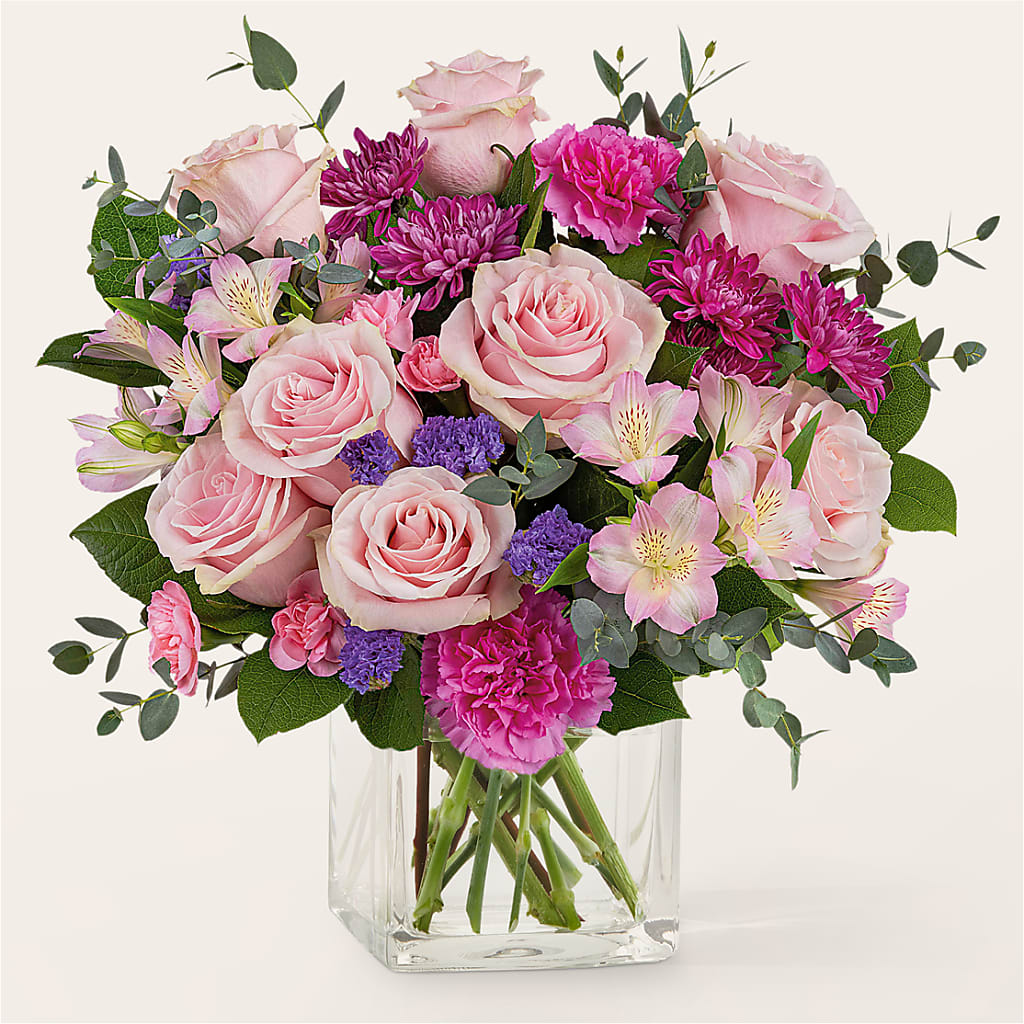 Rosy Radiance Bouquet – Exquisite Flowers, Freeport FL