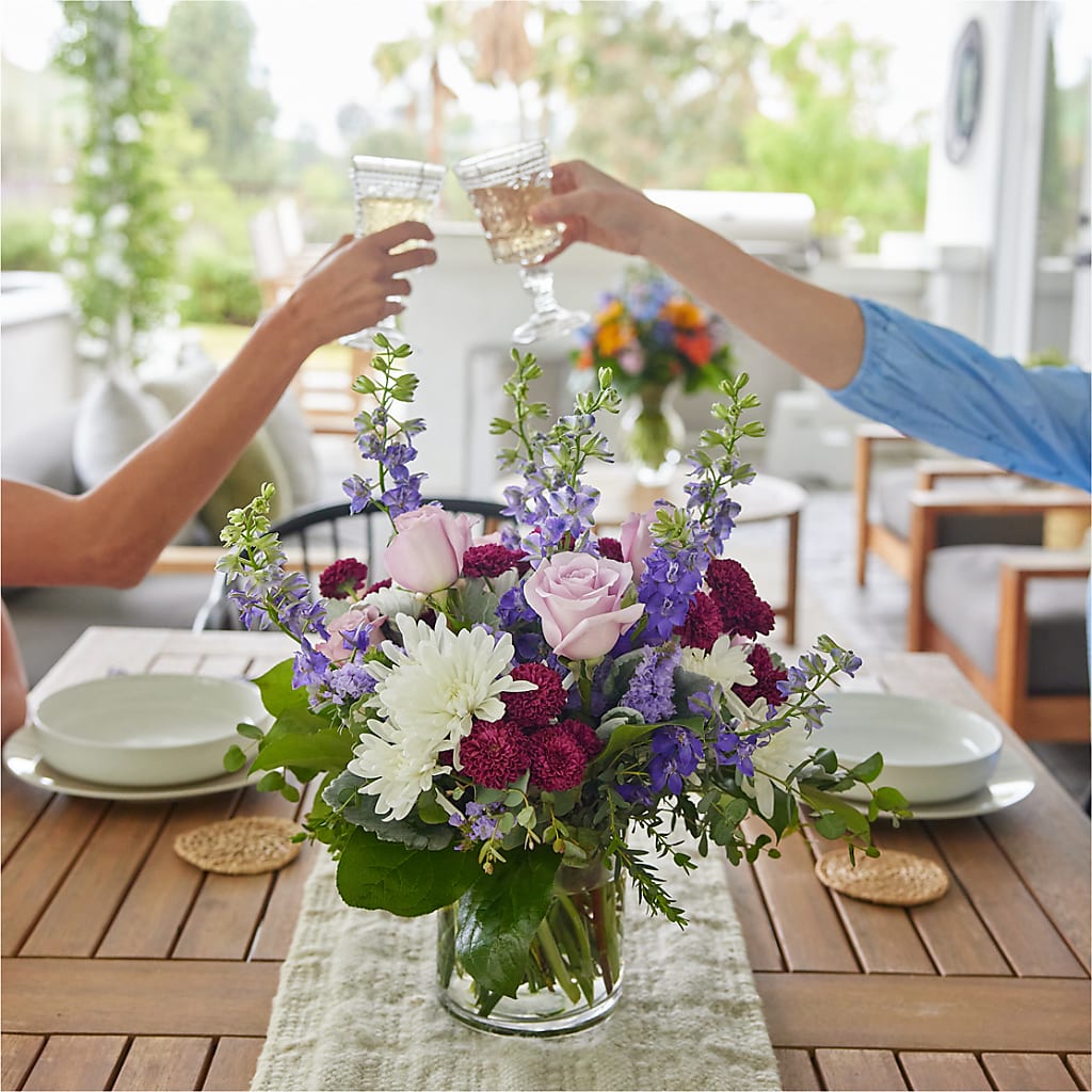Violet Frost Bouquet – Exquisite Flowers, Freeport FL