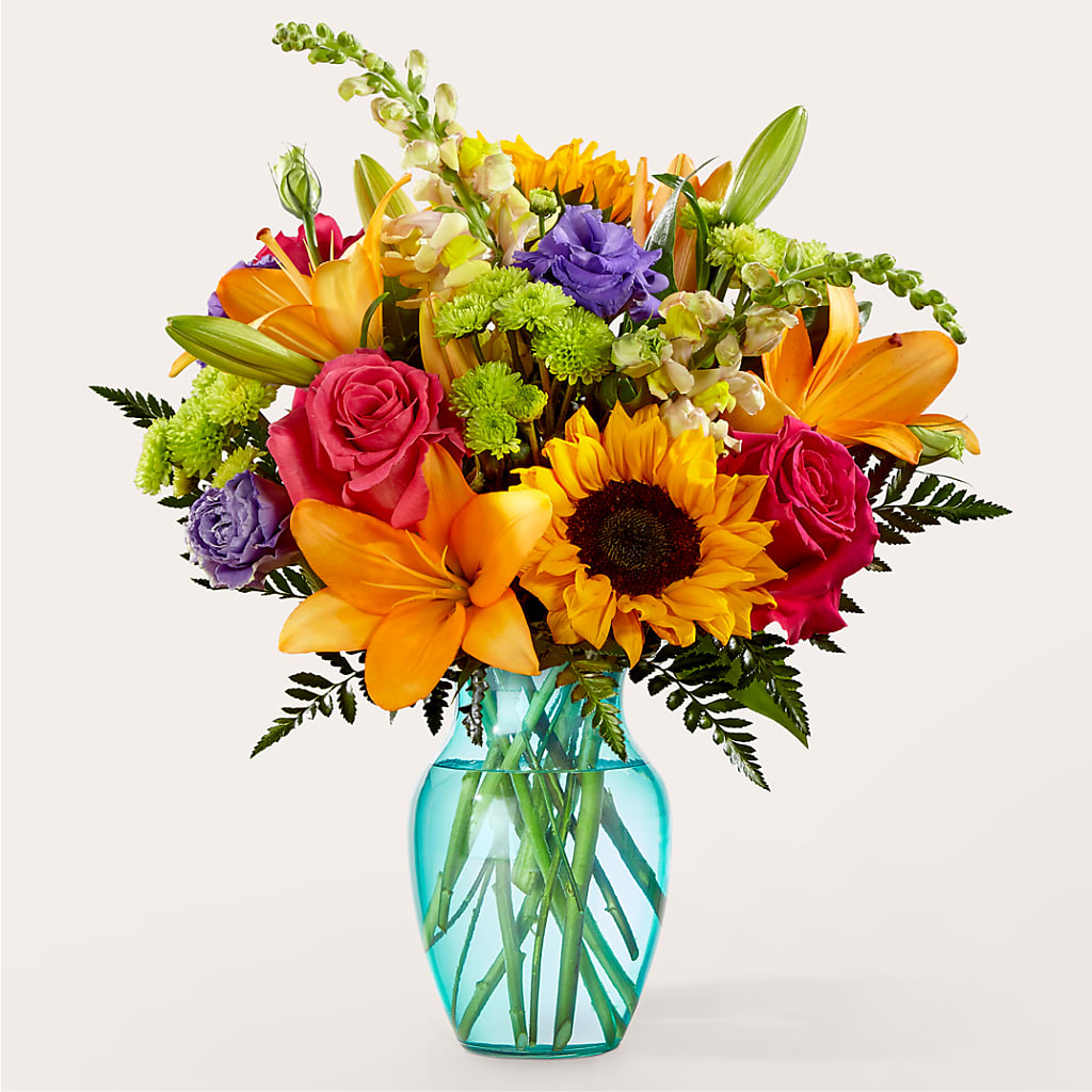 Double Rainbow Bouquet – Exquisite Flowers, Freeport FL