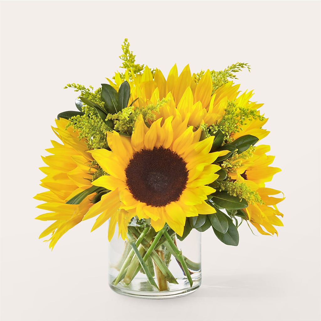 Beaming Sunflower Bouquet – Exquisite Flowers, Freeport FL