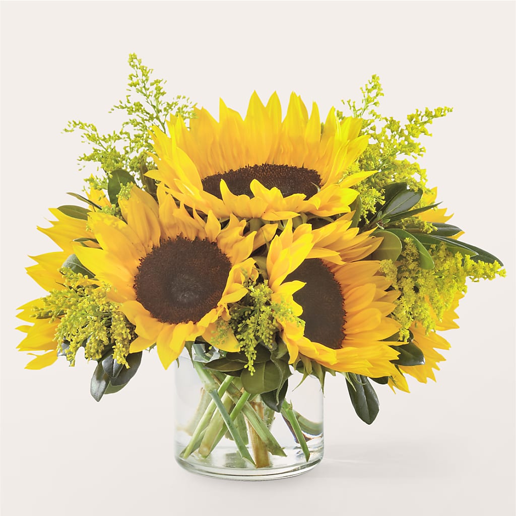 Beaming Sunflower Bouquet – Exquisite Flowers, Freeport FL