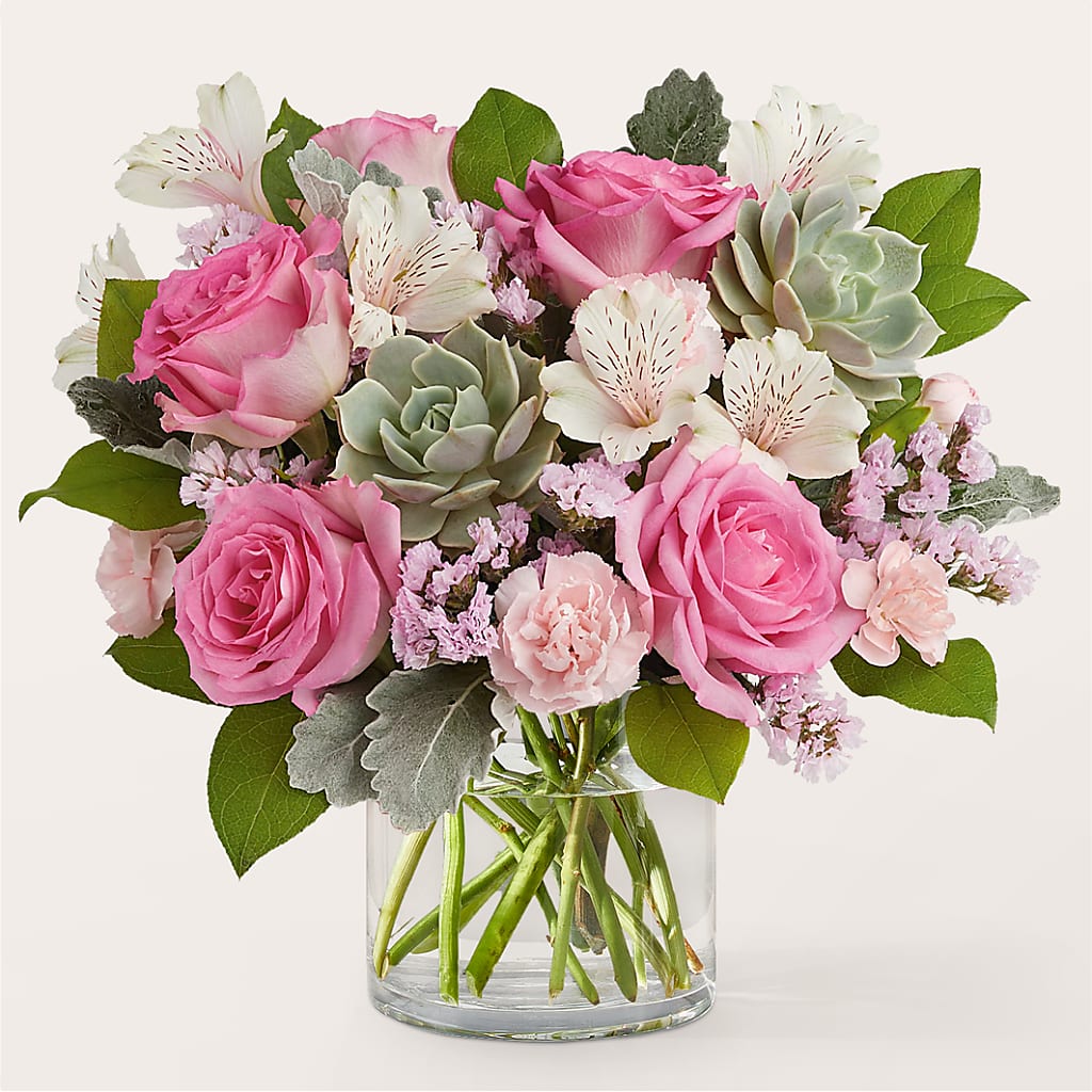 Dusty Rose Bouquet – Exquisite Flowers, Freeport FL