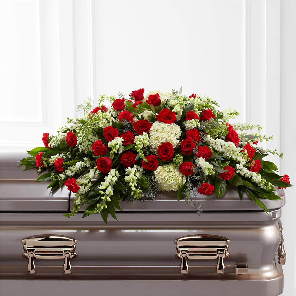 Sincerity Casket Spray – Exquisite Flowers, Freeport FL