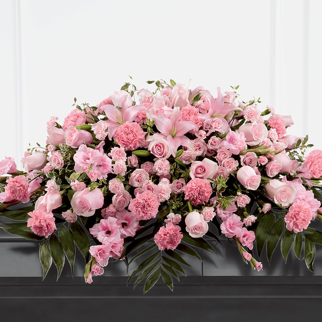 Garden of Comfort Casket Spray (Standard) – Exquisite Flowers, Freeport FL