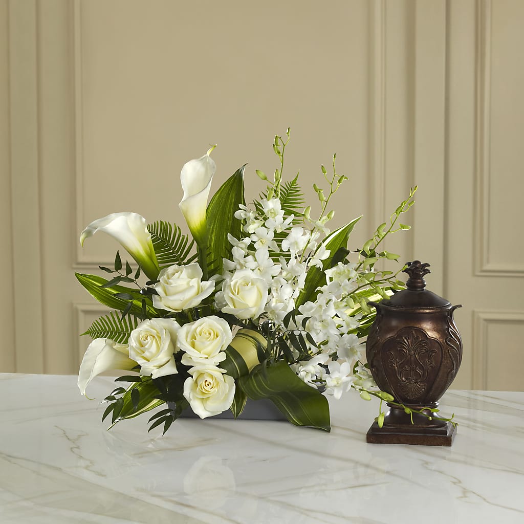 At Peace Arrangement – Exquisite Flowers, Freeport FL