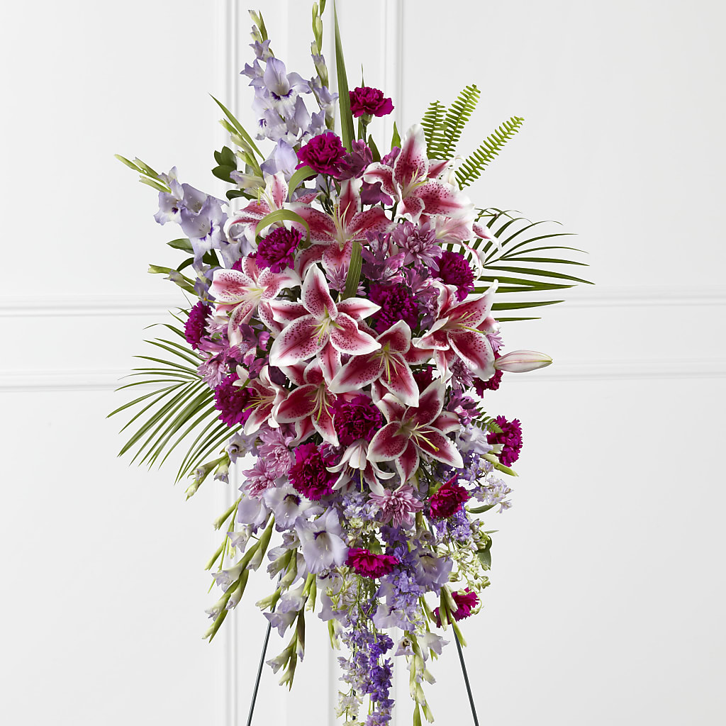 Tender Touch Standing Spray – Exquisite Flowers, Freeport FL