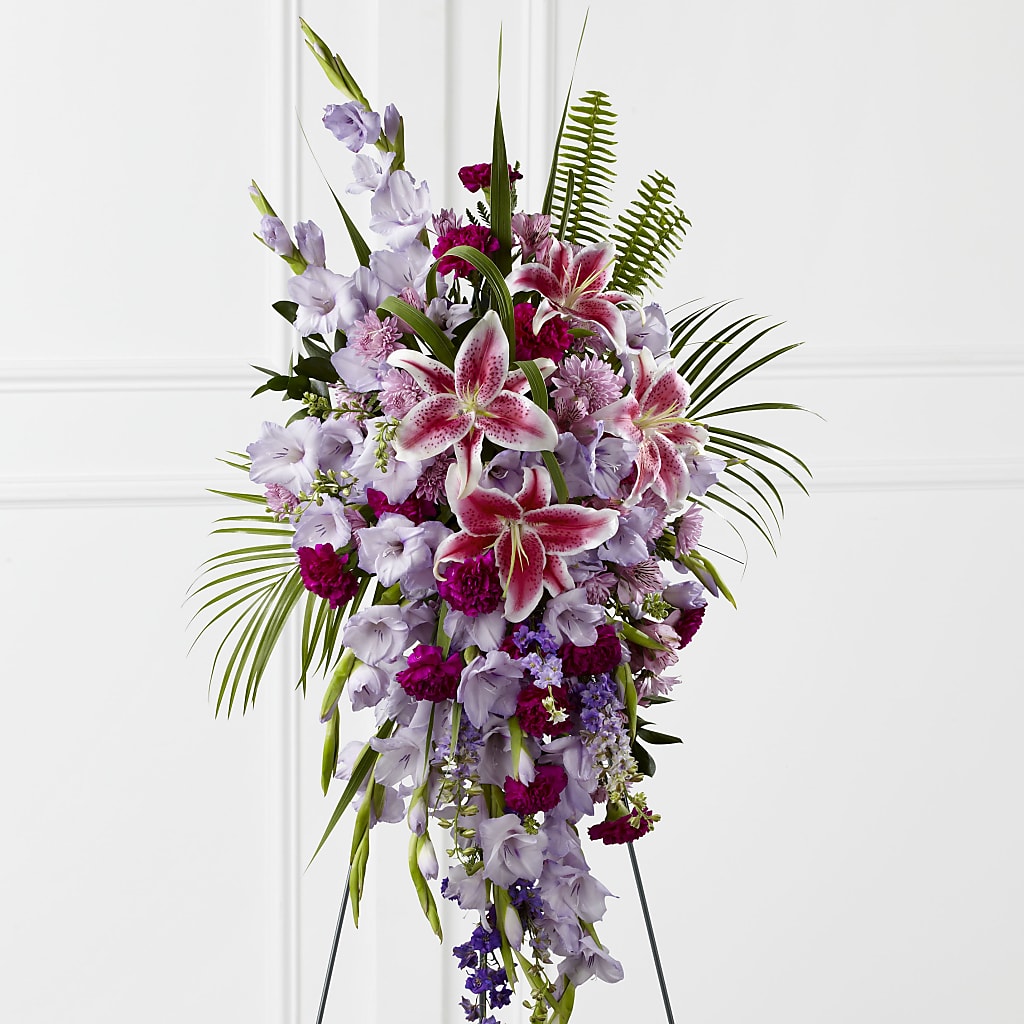 Tender Touch Standing Spray – Exquisite Flowers, Freeport FL