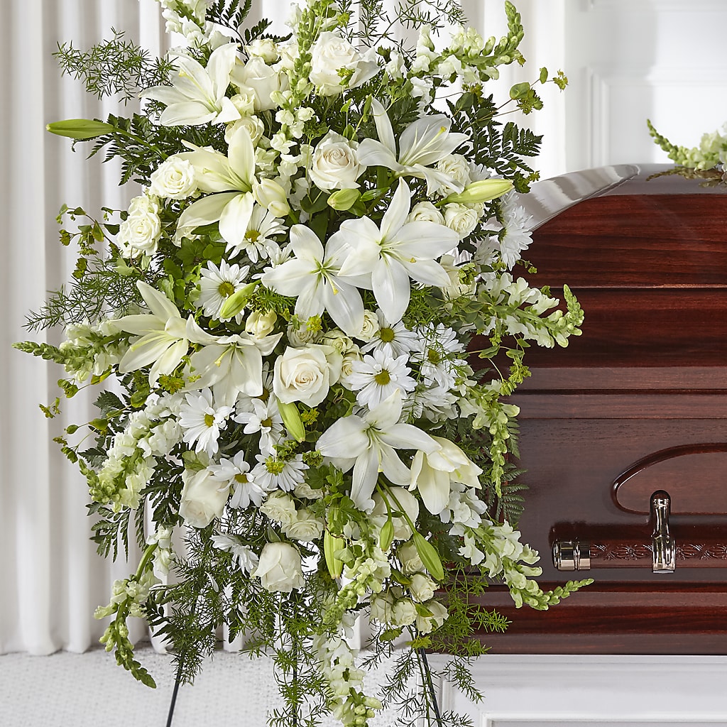 Loving Thoughts Standing Spray – Exquisite Flowers, Freeport FL