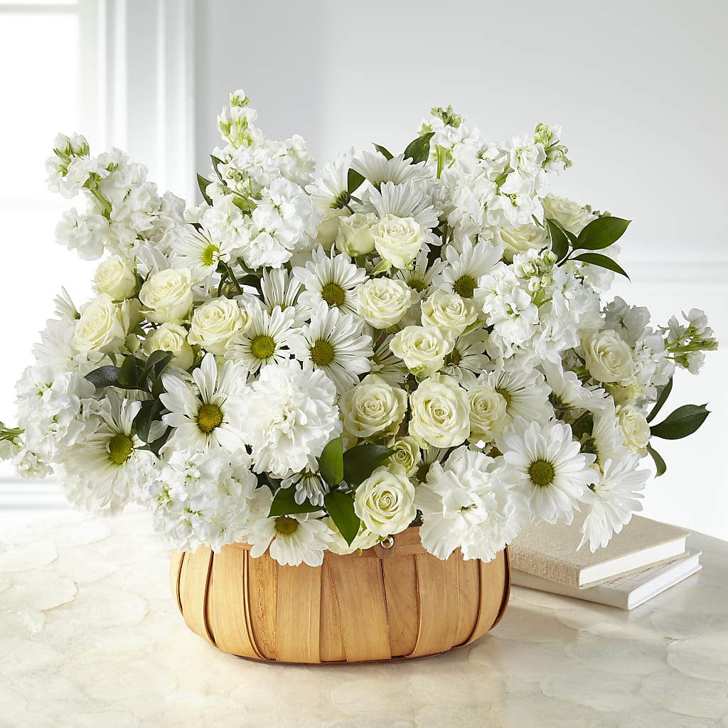 Graceful Garden Basket – Exquisite Flowers, Freeport FL