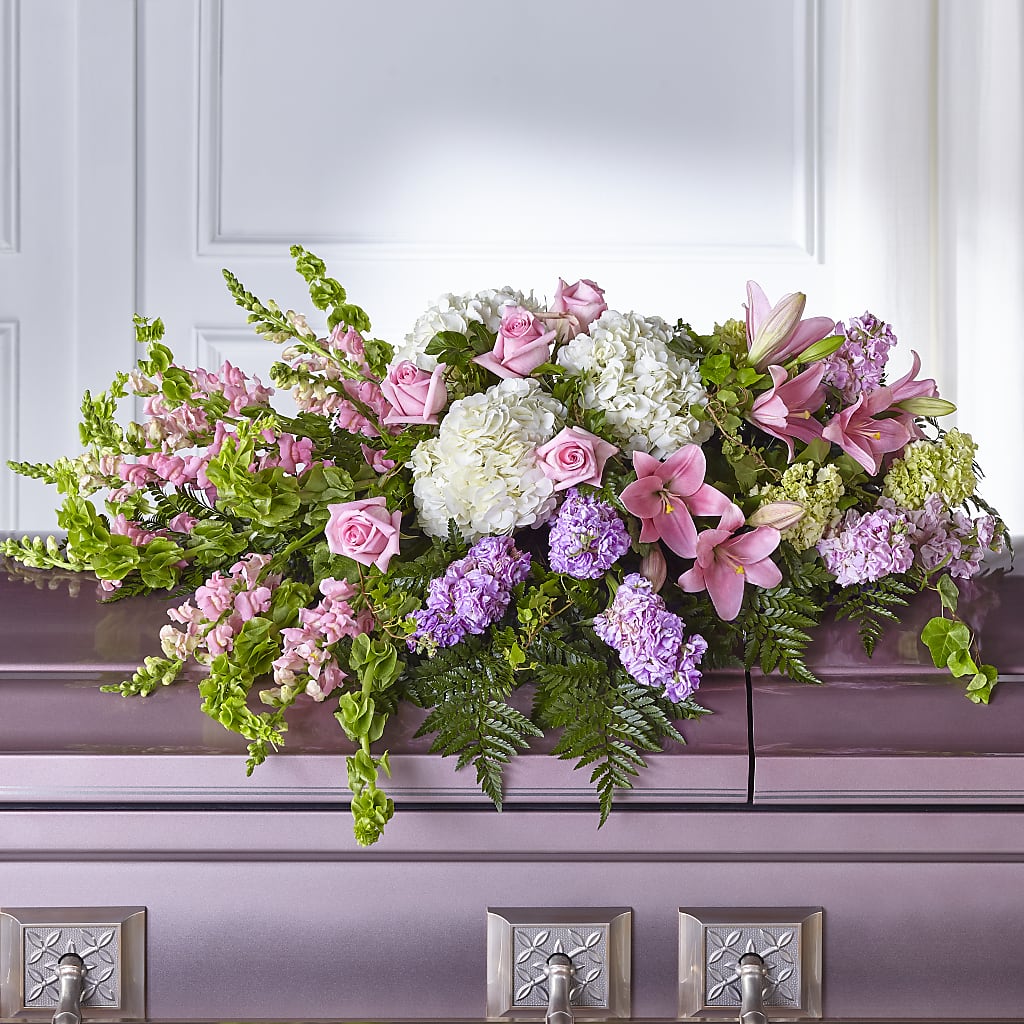 Life's Gratitude Casket Spray – Exquisite Flowers, Freeport FL