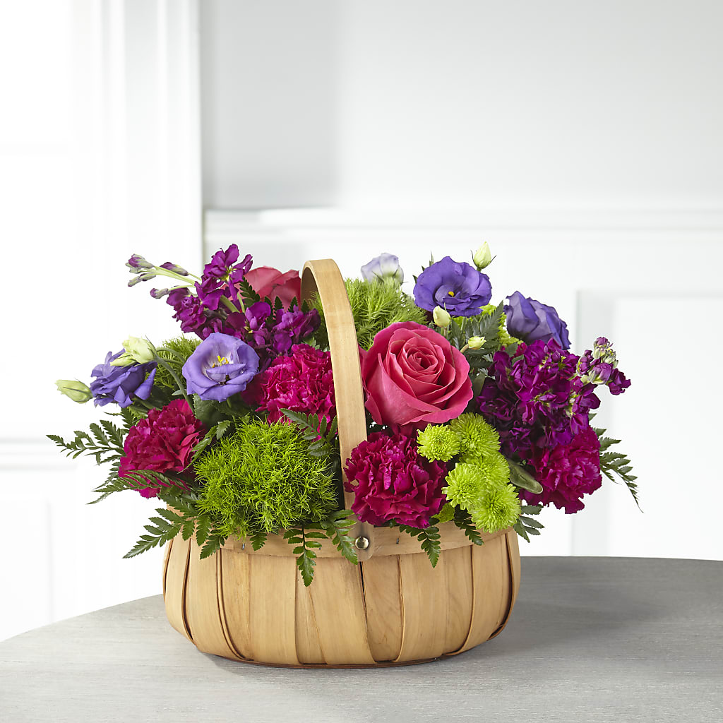 Serene Sanctuary Basket – Exquisite Flowers, Freeport FL