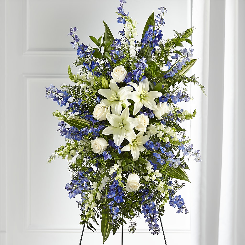 Faithful Friend Standing Spray – Exquisite Flowers, Freeport FL