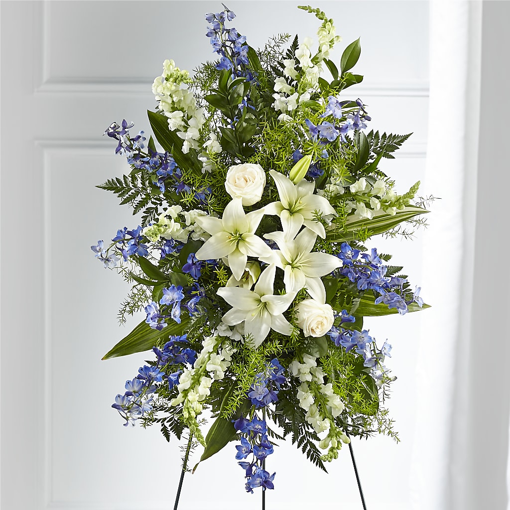 Faithful Friend Standing Spray – Exquisite Flowers, Freeport FL