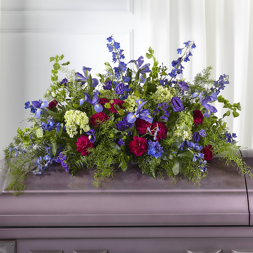 Always Treasured Casket Spray – Exquisite Flowers, Freeport FL