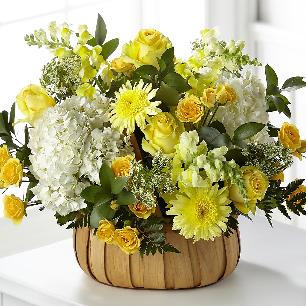 Rustic Remembrance Basket – Exquisite Flowers, Freeport FL