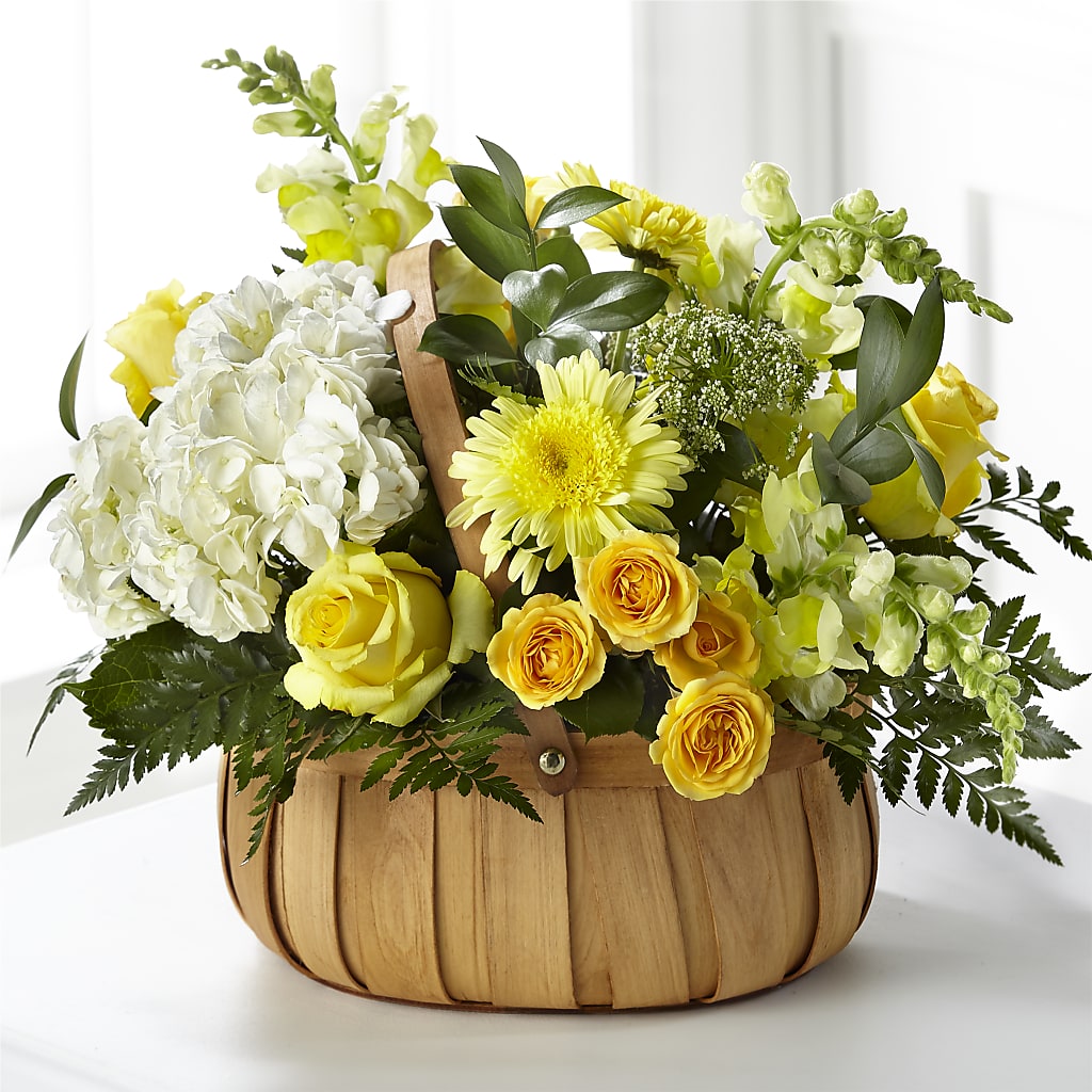 Rustic Remembrance Basket – Exquisite Flowers, Freeport FL