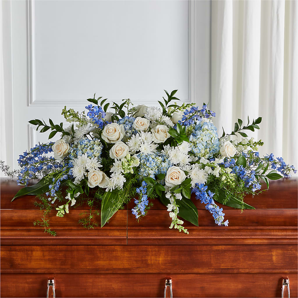 Timeless Essence Casket Spray – Exquisite Flowers, Freeport FL