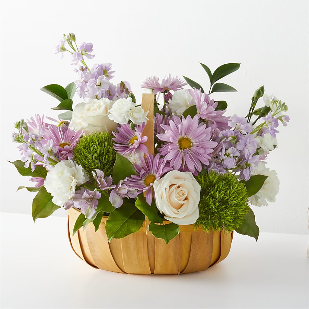 Peace & Love Basket – Exquisite Flowers, Freeport FL