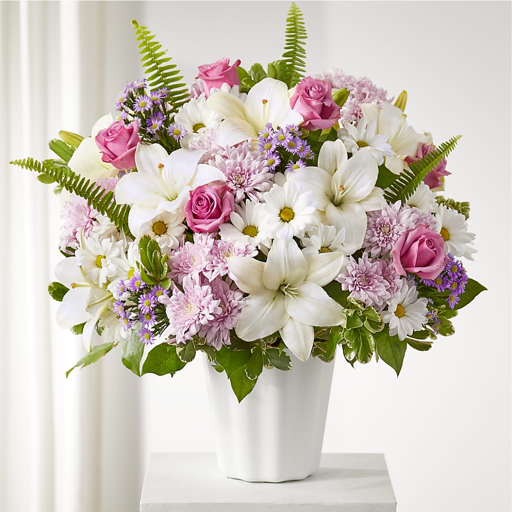 Warmest Thoughts Tabletop Basket – Exquisite Flowers, Freeport FL