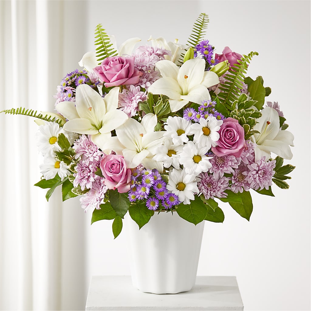 Warmest Thoughts Tabletop Basket – Exquisite Flowers, Freeport FL
