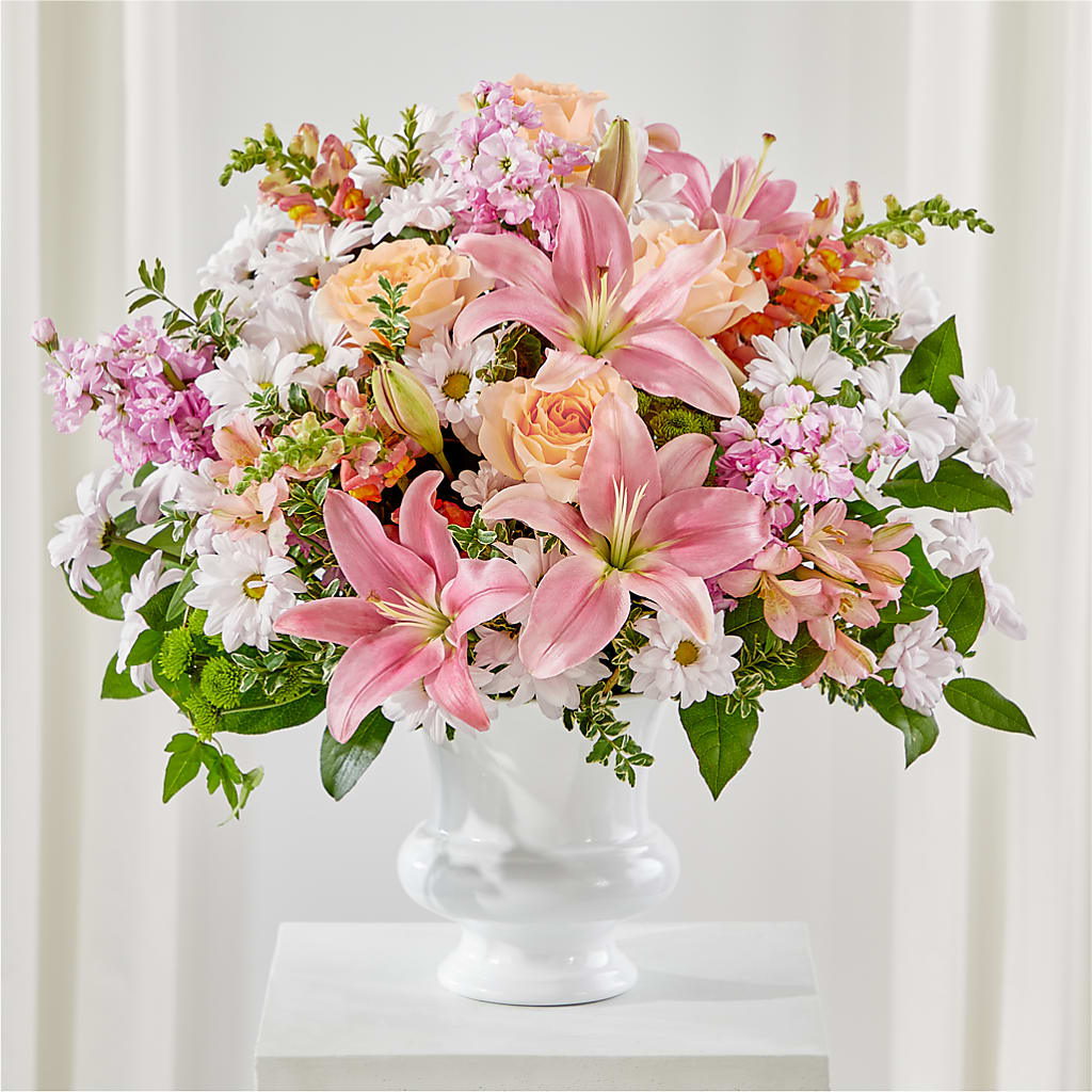 Heartfelt Gesture Urn Arrangement – Exquisite Flowers, Freeport FL
