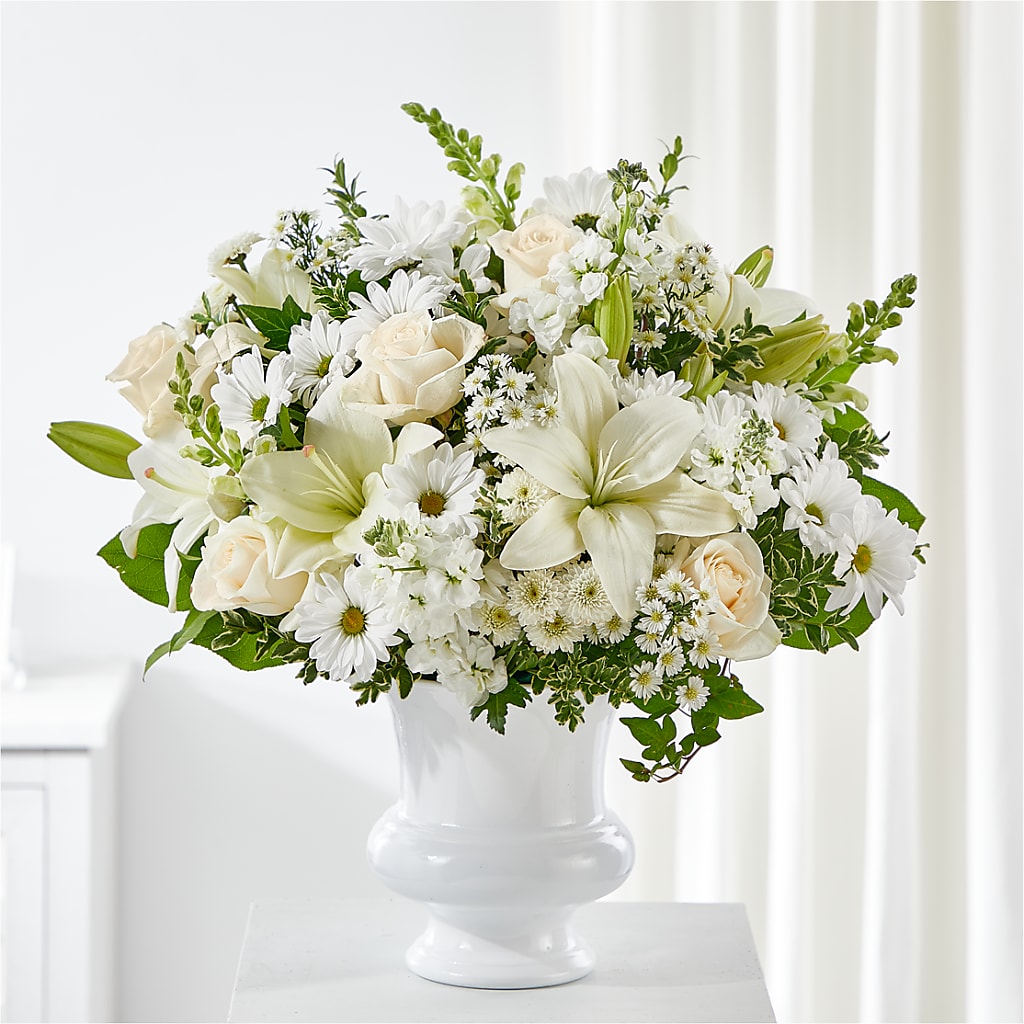 Uplifting Urn Arrangement – Exquisite Flowers, Freeport FL