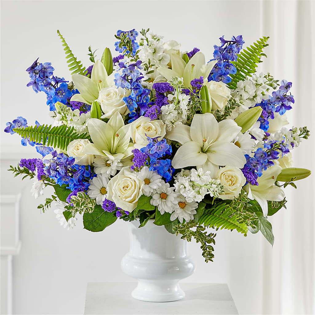 Expressions of Hope Urn Arrangement – Exquisite Flowers, Freeport FL