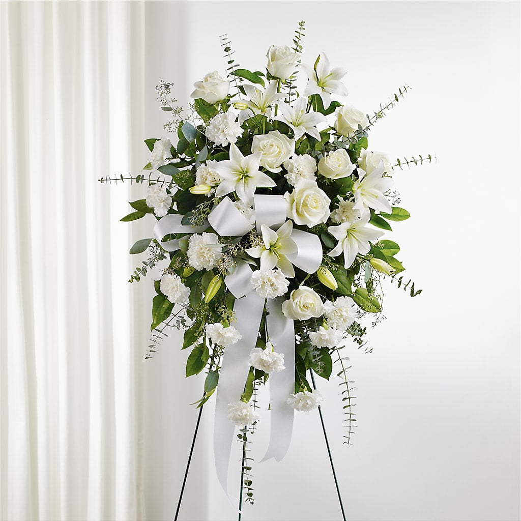 With Care Standing Spray – Exquisite Flowers, Freeport FL