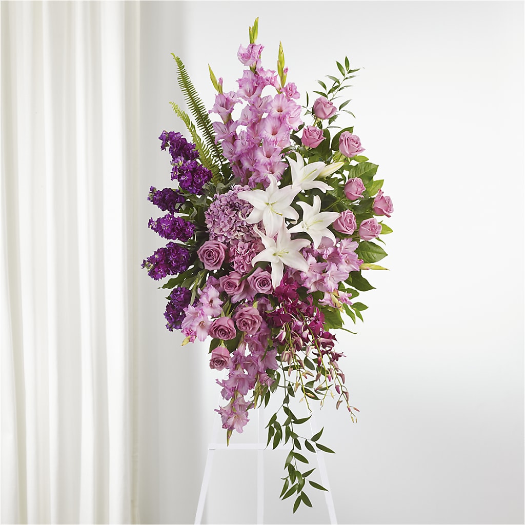 Never Alone Standing Spray – Exquisite Flowers, Freeport FL