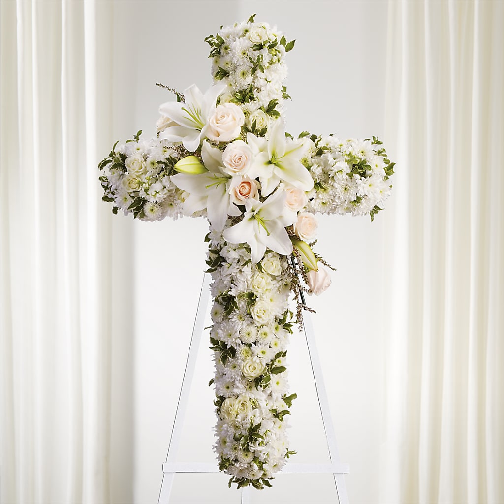 Spiritual Guidance Standing Spray – Exquisite Flowers, Freeport FL