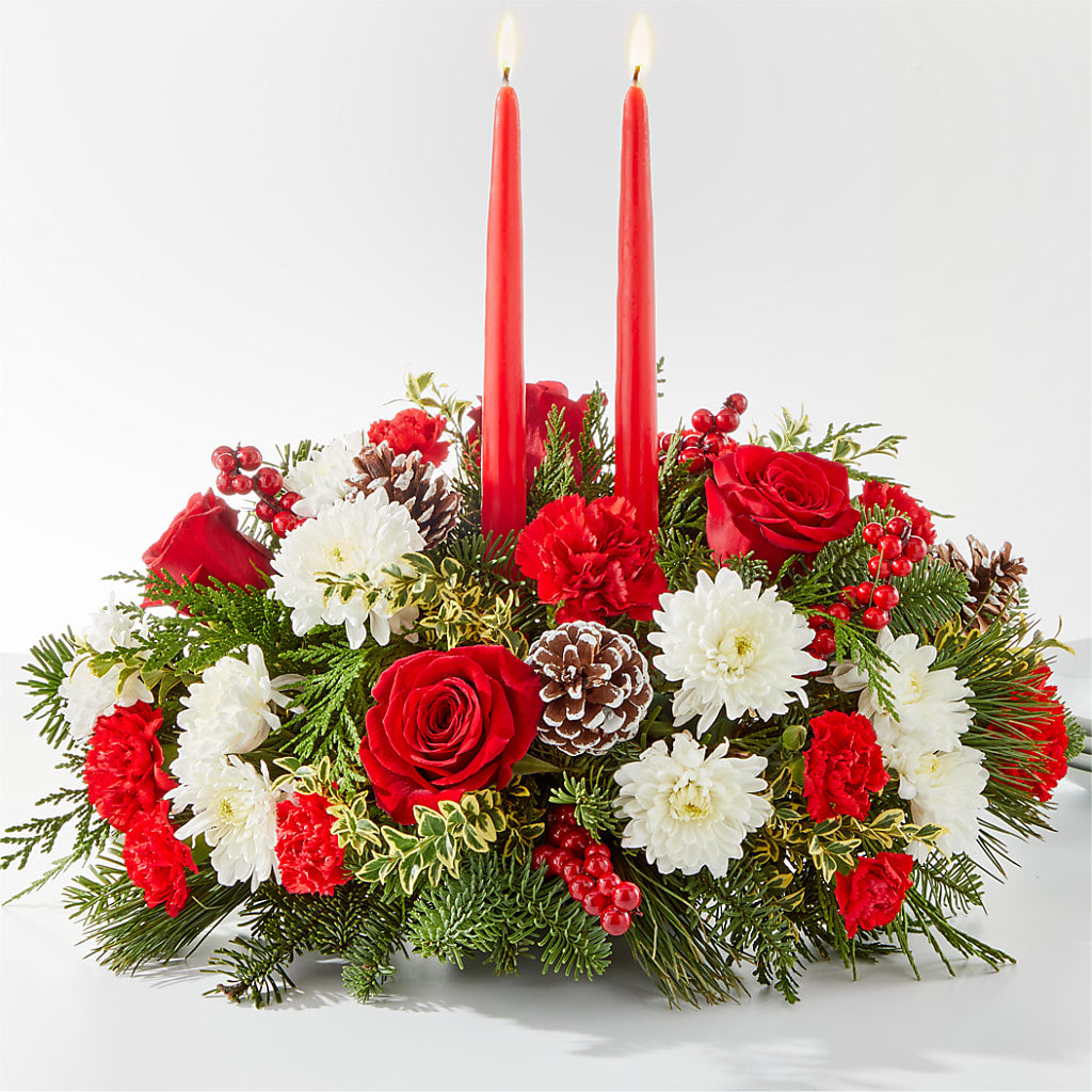 Holiday Soiree Centerpiece – Exquisite Flowers, Freeport FL