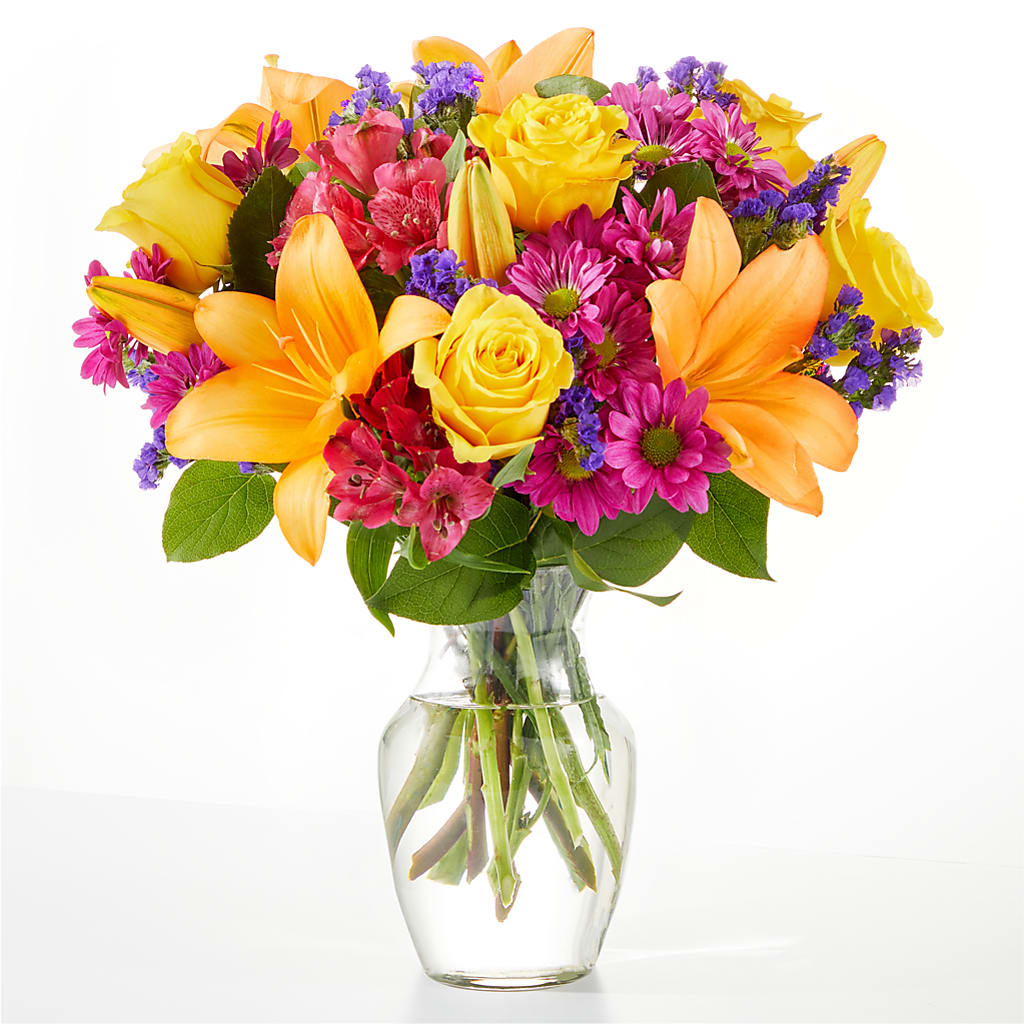Colorful Visions Bouquet – Exquisite Flowers, Freeport FL