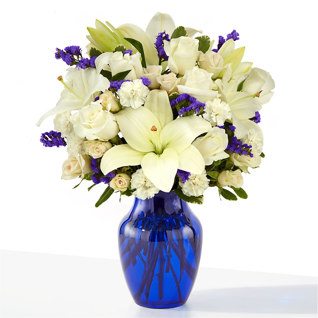 Sapphire Rush Bouquet – Exquisite Flowers, Freeport FL