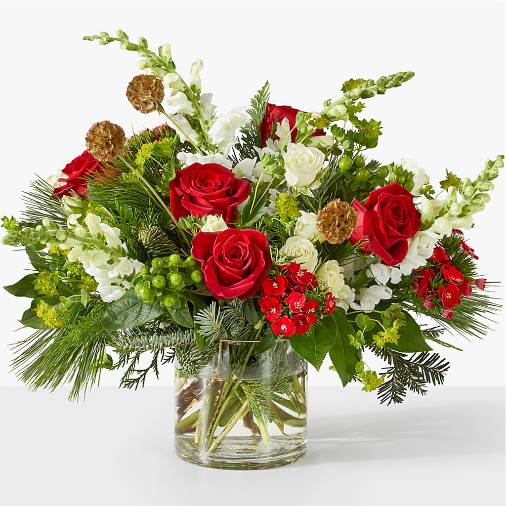Deck the Halls Bouquet – Exquisite Flowers, Freeport FL