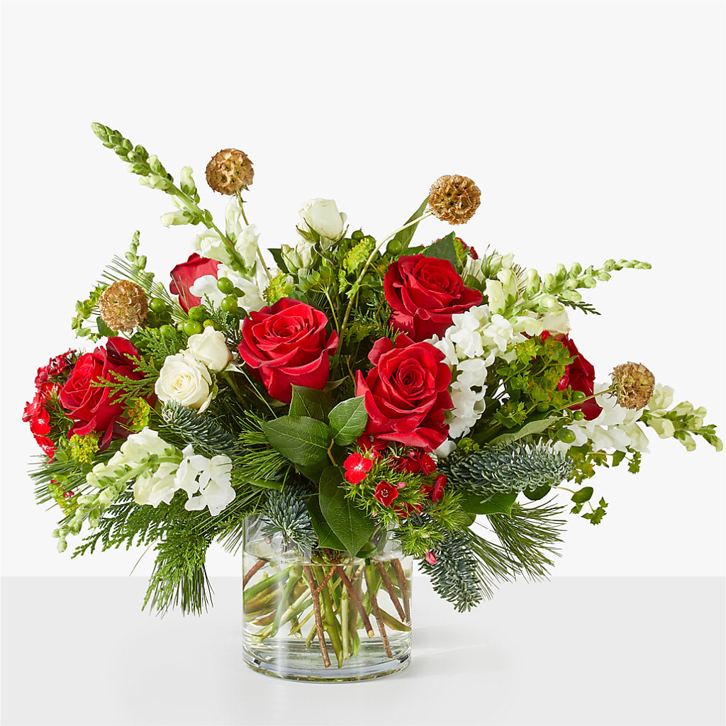 Deck the Halls Bouquet – Exquisite Flowers, Freeport FL