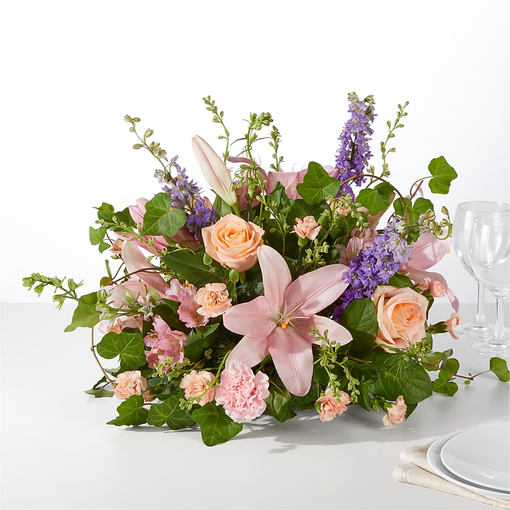 Blossom Time Centerpiece – Exquisite Flowers, Freeport FL