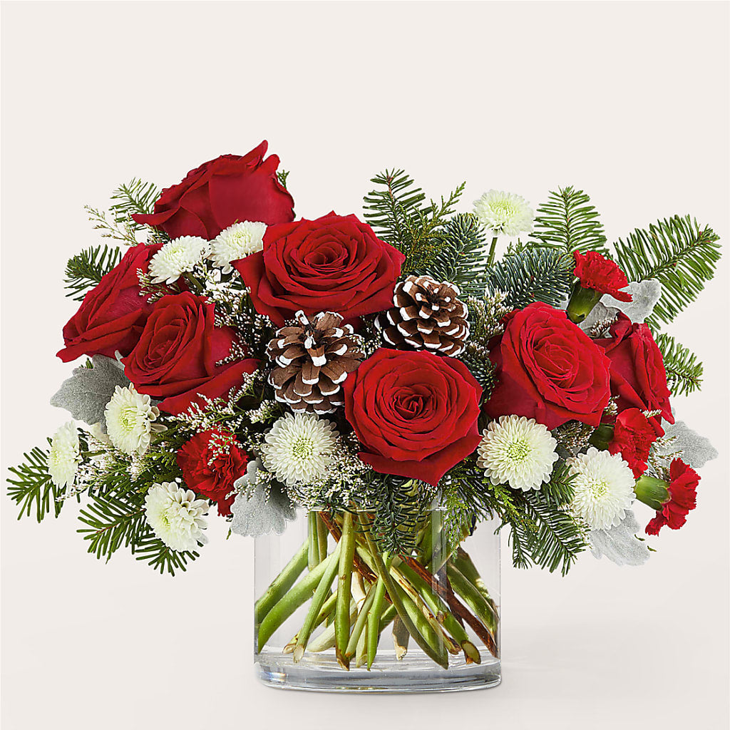 Yule Cheer Bouquet – Exquisite Flowers, Freeport FL