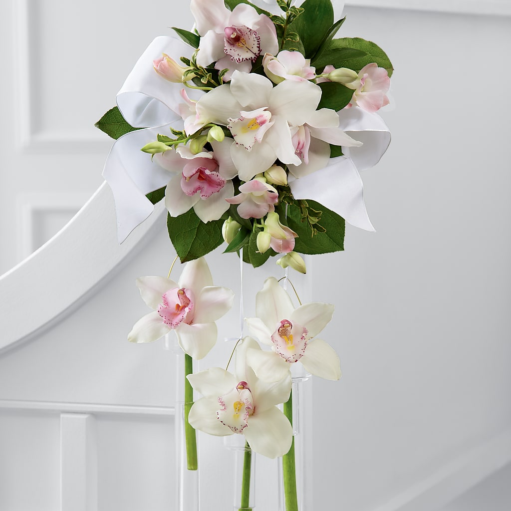 Perfect Entrance Pew Arrangement – Exquisite Flowers, Freeport FL